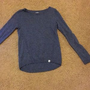 Abercrombie blue sweater girls size medium